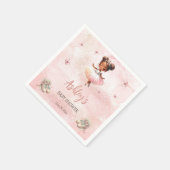 Schattige Roze Kleine Ballerina Tutu Meisje Baby s Servet (Hoek)