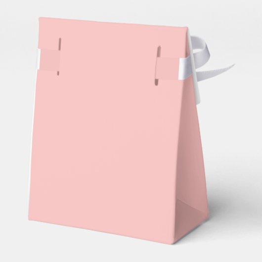 Schattige Roze Konijn Baby shower Bedankdoosjes (Achterkant)