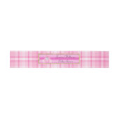 Schattige Roze Konijn Uitnodigingen Wikkel (Vlak)