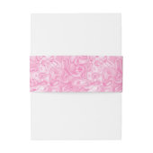 Schattige Roze Konijn Uitnodigingen Wikkel (Achterkant Voorbeeld)