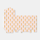 Schattige roze konijn wortel Baby shower Verjaarda Bedankdoosjes (Uitgevouwen)