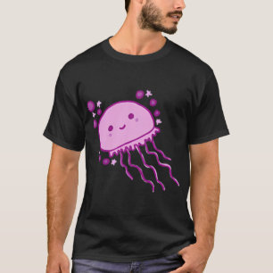 Schattige Roze Kwallen T-shirt