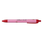 Schattige roze lieveheersbeestje zwarte inkt pen (Bodem)