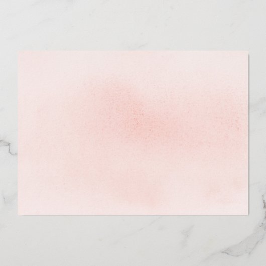 Schattige Roze Little Miss Onederful 1e Verjaardag Folie Uitnodiging (Achterkant)