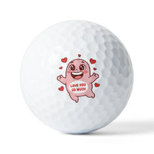 Schattige Roze Monster Liefde Voor Jou Kunst