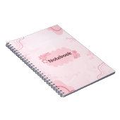Schattige Roze Notitieboek (Rechterzijde)