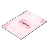 Schattige Roze Notitieboek (Linkerzijde)