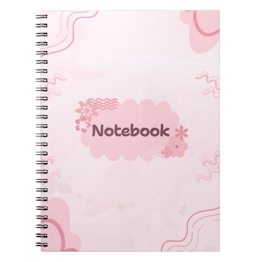 Schattige Roze Notitieboek (Voorkant)