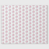 Schattige roze octopus Baby shower Cadeaupapier (Vlak)