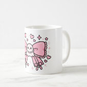 Schattige Roze Octopus Koffiemok – Aardige Zeesche (Voorkant rechts)