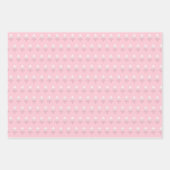 Schattige roze ombre kerstboompatroon inpakpapier vel (Voorkant 2)