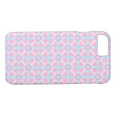 Schattige Roze, Paarse & Lichtblauw Patroon Case-Mate iPhone Case (Achterkant (Horizontaal))