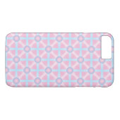 Schattige Roze, Paarse & Lichtblauw Patroon Case-Mate iPhone Case (Achterkant (Horizontaal))