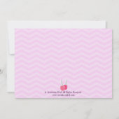 Schattige roze Paarse spa-pampering Birthday Party Kaart (Achterkant)