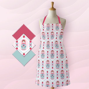 Schattige Roze Patroon Bakken Schort