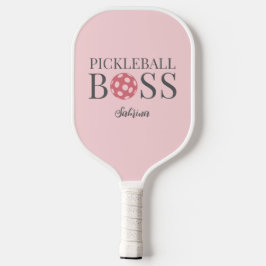 Schattige Roze Pickleball Baas Paddle