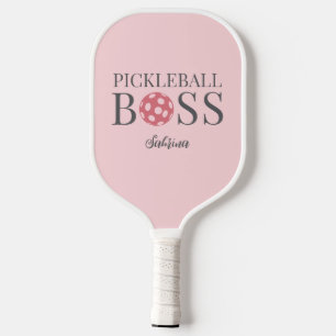 Schattige Roze Pickleball Baas  Paddle