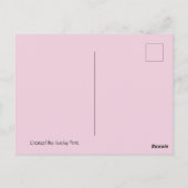 Schattige Roze Piglet Postcrossing Briefkaart (Achterkant)