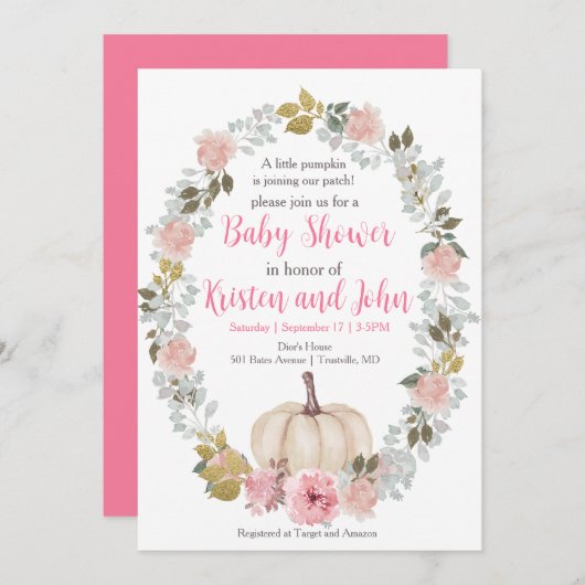 Schattige Roze Pompoen Bloem Waterverf 2e Verjaard Kaart (Voorkant / Achterkant)