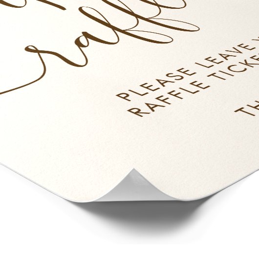 Schattige Roze Pompoen Eucalyptus Luier Raffle Tek Poster (Hoek)