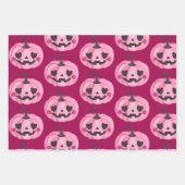 Schattige roze pompoen inpakpapier (Voorkant 2)