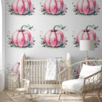 Schattige Roze Pompoen Patroon Wallpaper