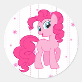 Schattige Roze Pony Stickers voor Kleine Meisjes