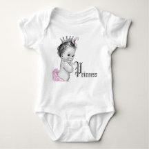 Schattige Roze Prinses Baby Meisje Shirten