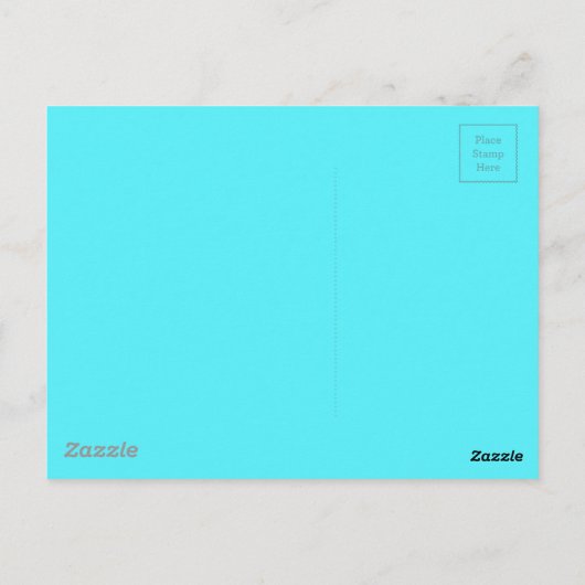 schattige roze roze fuchsia turquoise briefkaart (Achterkant)