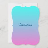 schattige roze roze fuchsia turquoise kaart (Voorkant)