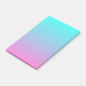schattige roze roze fuchsia turquoise post-it® notes (Schuin)