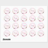 Schattige Roze Shabby Chic Lace Body Butter Labels (Vel)