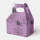 Schattige Roze Spider Halloween Verjaardagsgunst B Bedankdoosjes (Achterkant)