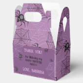 Schattige Roze Spider Halloween Verjaardagsgunst B Bedankdoosjes (Geopend)