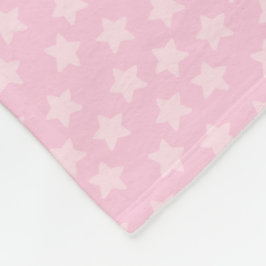 Schattige Roze Sterren Fleece Deken
