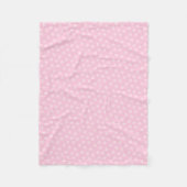 Schattige Roze Sterren Fleece Deken (Voorkant)