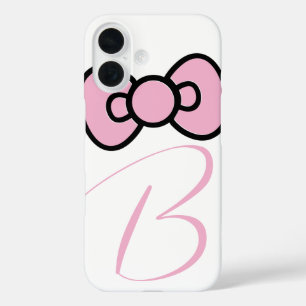 Schattige Roze Strik Fantasievol iPhone 16 Hoesje
