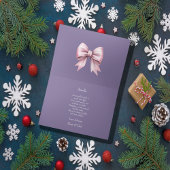 Schattige roze Teddy Dochter Kerstmis Kaart