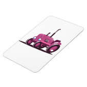 Schattige Roze Tractor Magneet (Linkerzijde)