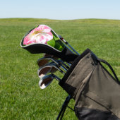 Schattige roze tulp golfheadcover (Insitu)