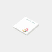 Schattige Roze Turquoise Zeemeermin Kinderen Post-it® Notes (Schuin)