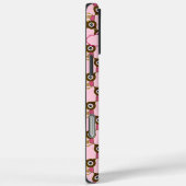 Schattige Roze Uil Patroon Kies kleur Case-Mate iPhone Case (Achterkant / Rechts)