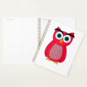 Schattige Roze Uil Planner (Display)