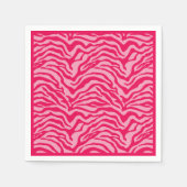 Schattige roze urban zebrapatroon servet (Voorkant)