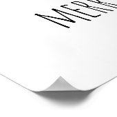 Schattige Roze Varken Vrolijk & Helder Minimalisti Poster (Hoek)