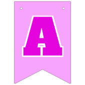 Schattige ROZE Verjaardag Vlaggetjes (Tweede vlag)