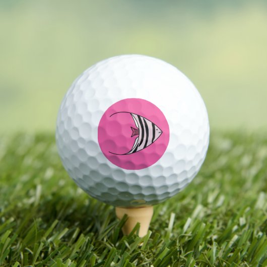 Schattige roze vis golfballen (Insitu Shirt)