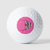 Schattige roze vis golfballen (Voorkant)