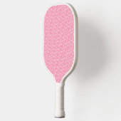 Schattige roze visgraat Pickleball Paddle (Links)
