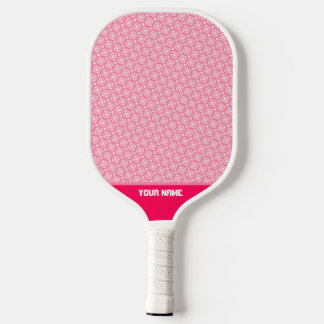 Schattige roze visgraat Pickleball Paddle
